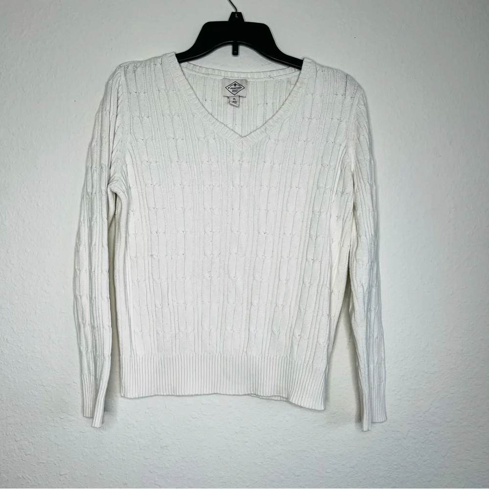 St John's Bay Cream Sweater - Picture 3 of 7